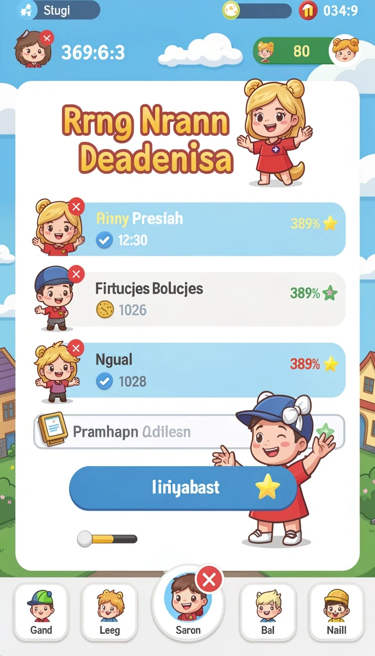 Beragam pilihan permainan menarik dalam aplikasi Download komedi77 APK untuk Android.